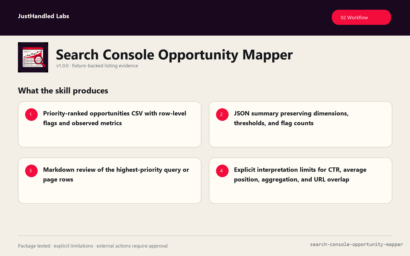 🔎 Search Console Opportunity Mapper screenshot 2