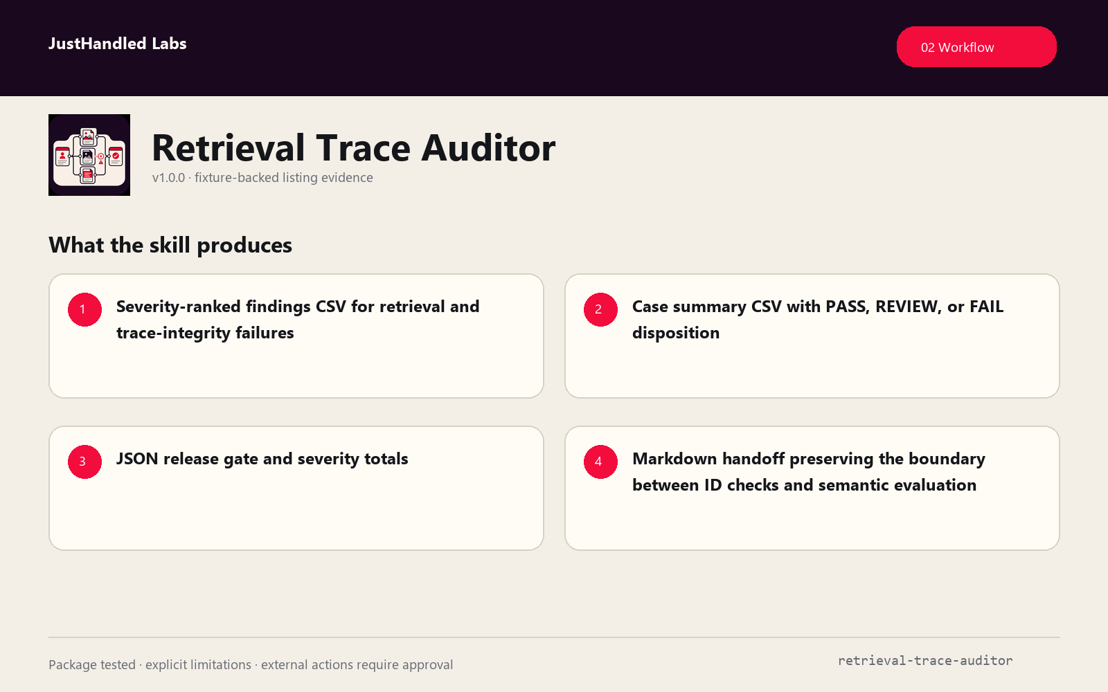 🧠 Retrieval Trace Auditor screenshot 2