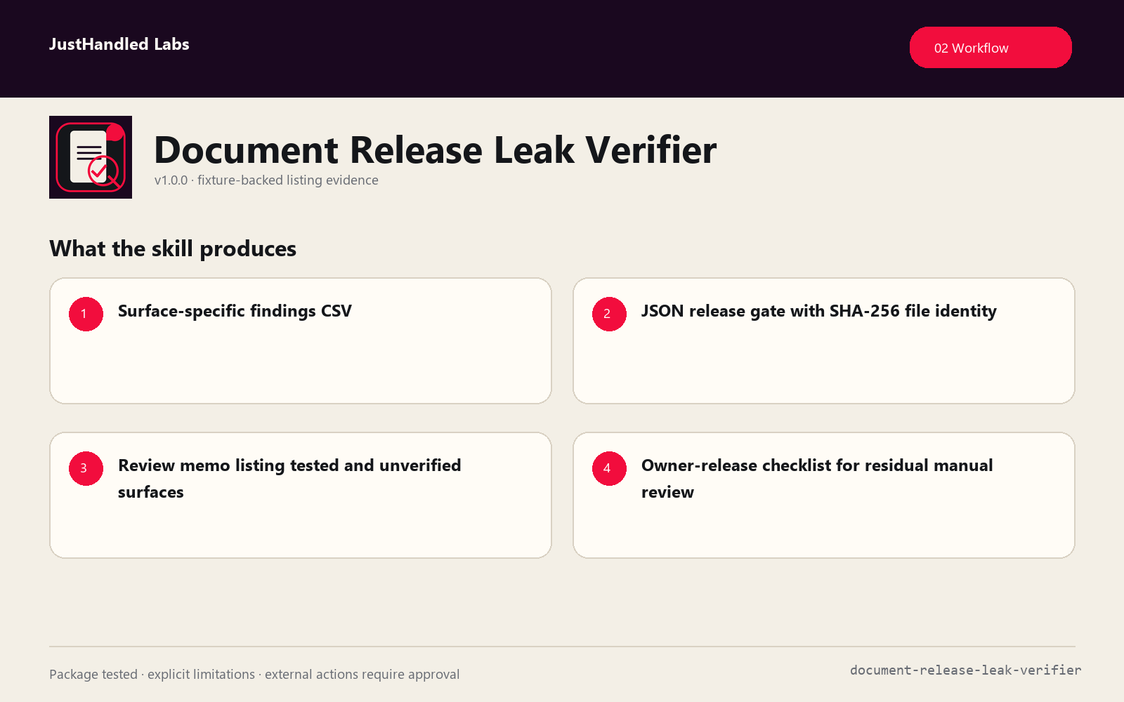 🕵️ Document Release Leak Verifier screenshot 2