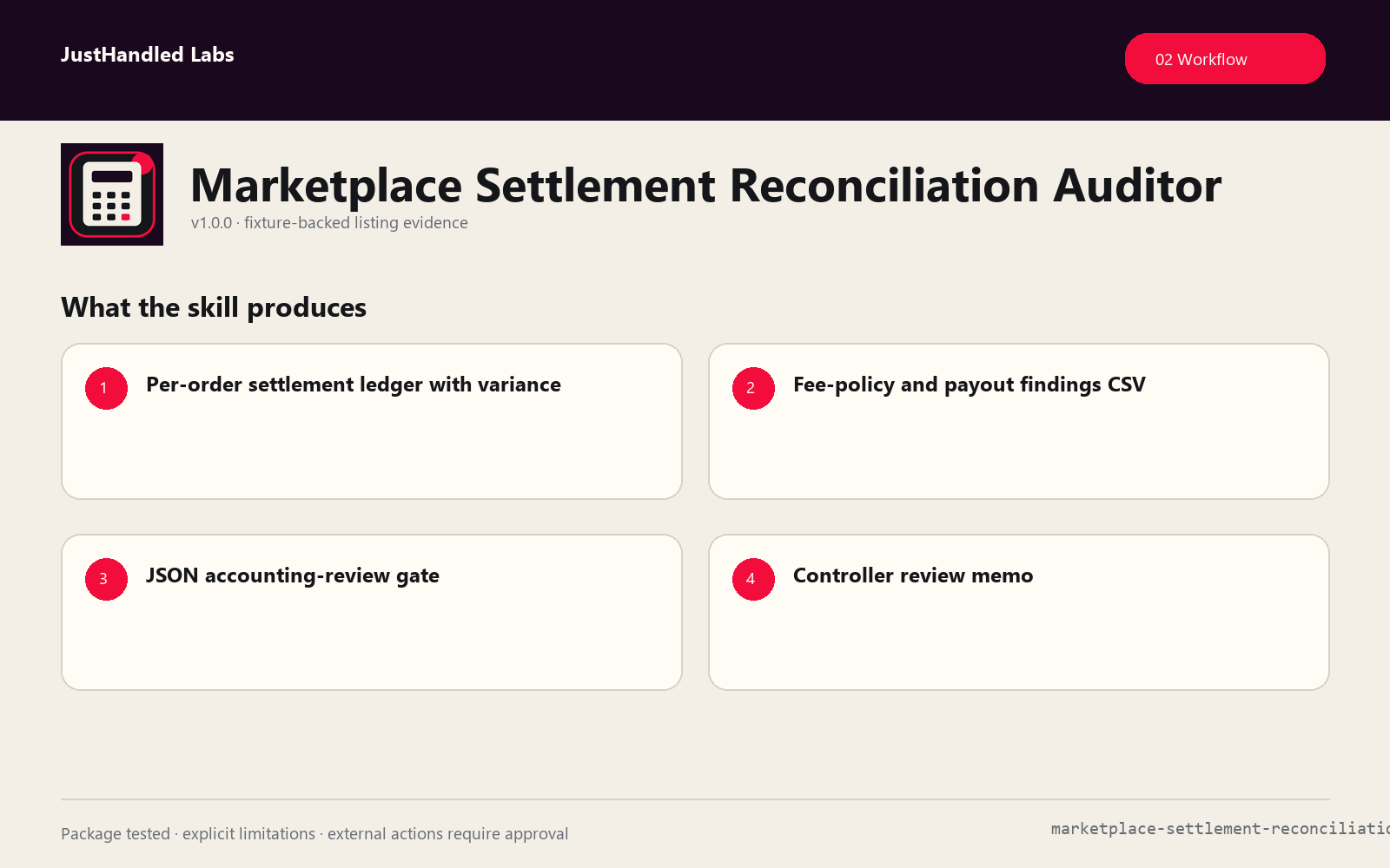 🧮 Marketplace Settlement Reconciliation Auditor screenshot 2
