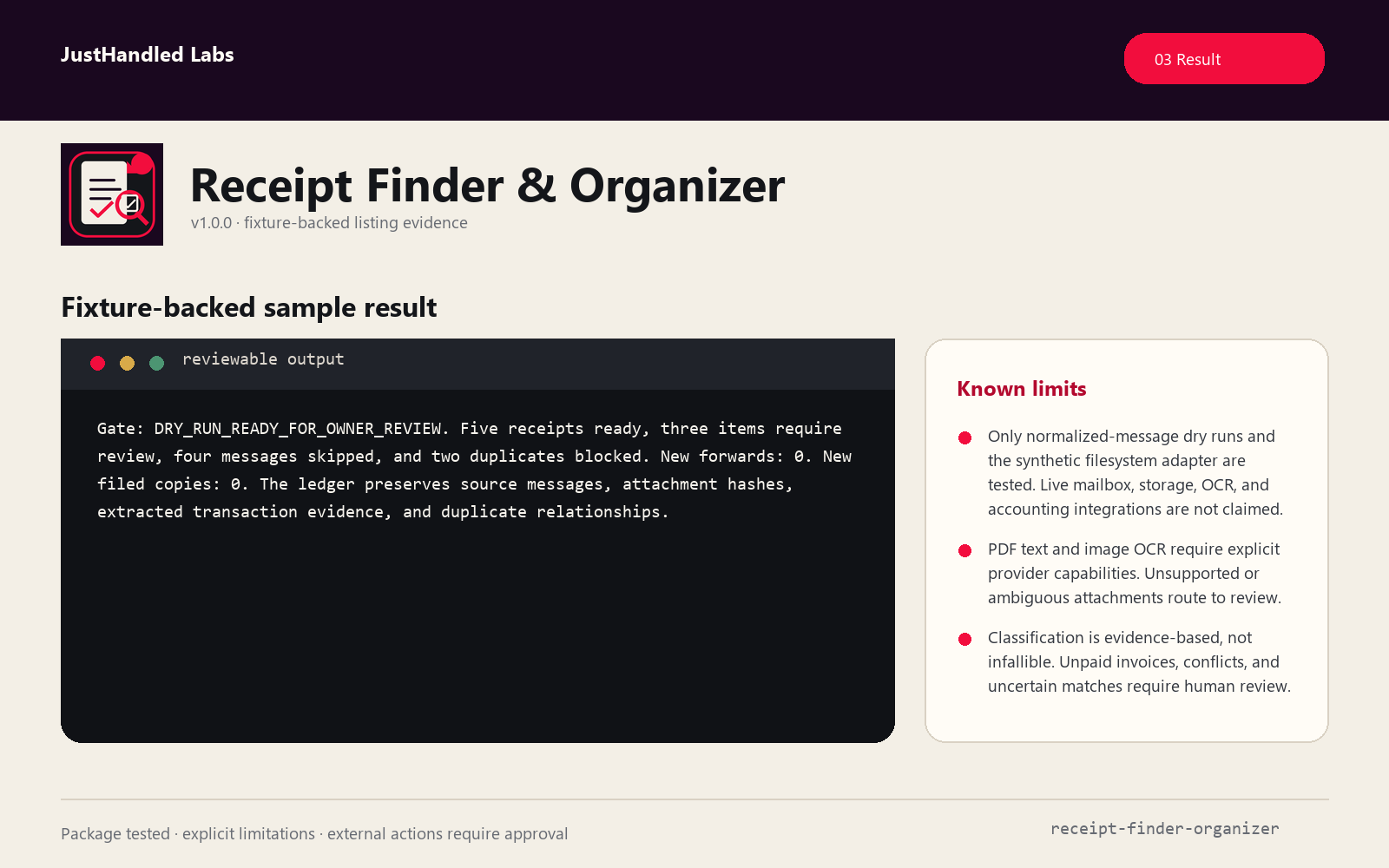 🧾 Receipt Finder & Organizer screenshot 3