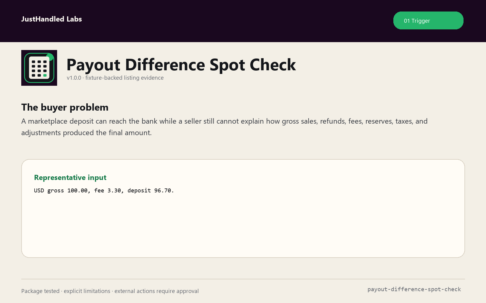 🧮 Payout Difference Spot Check preview