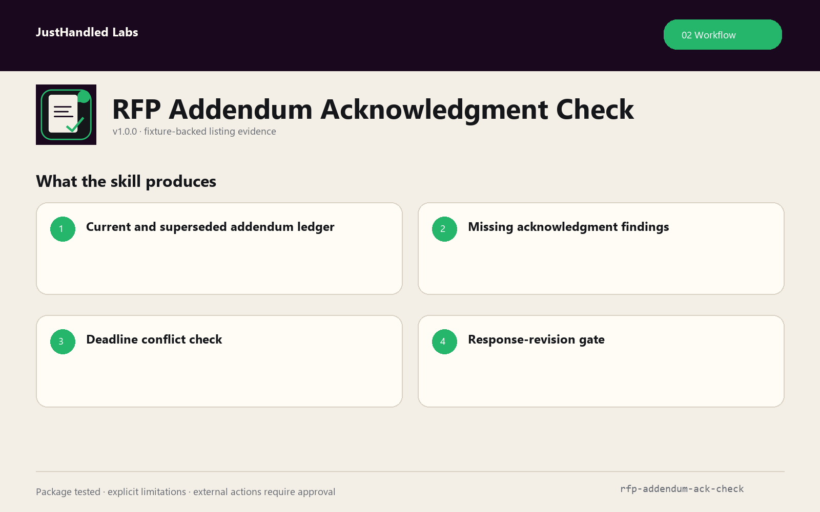 📎 RFP Addendum Acknowledgment Check screenshot 2