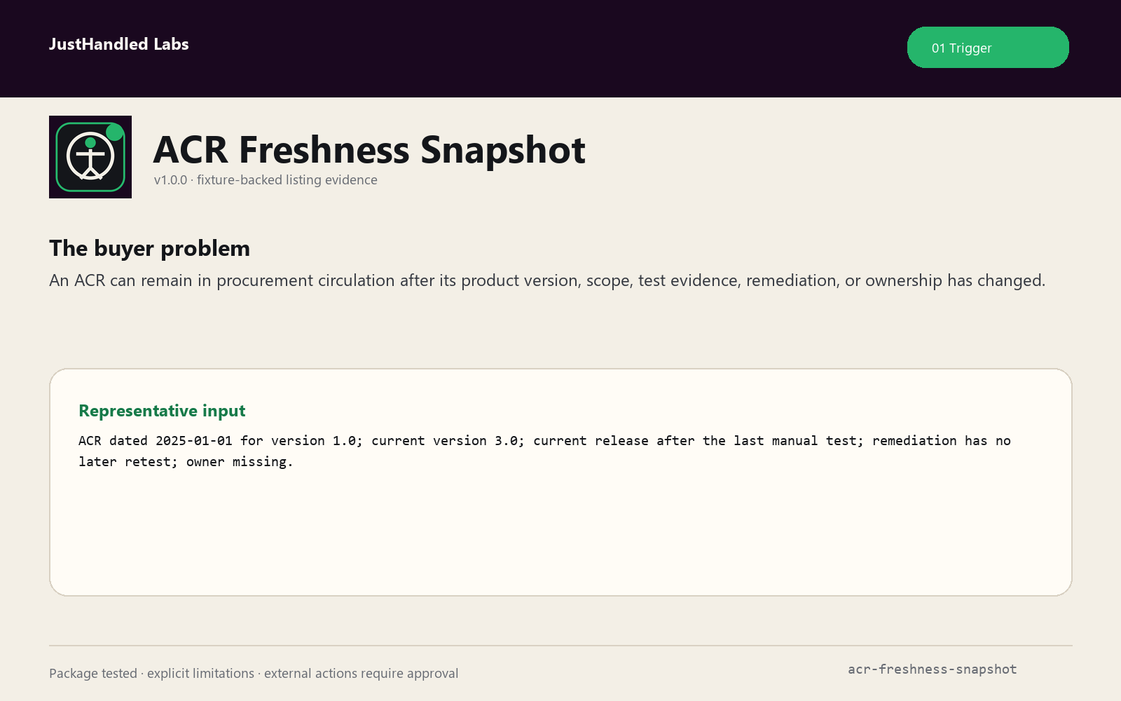 ♿ ACR Freshness Snapshot preview