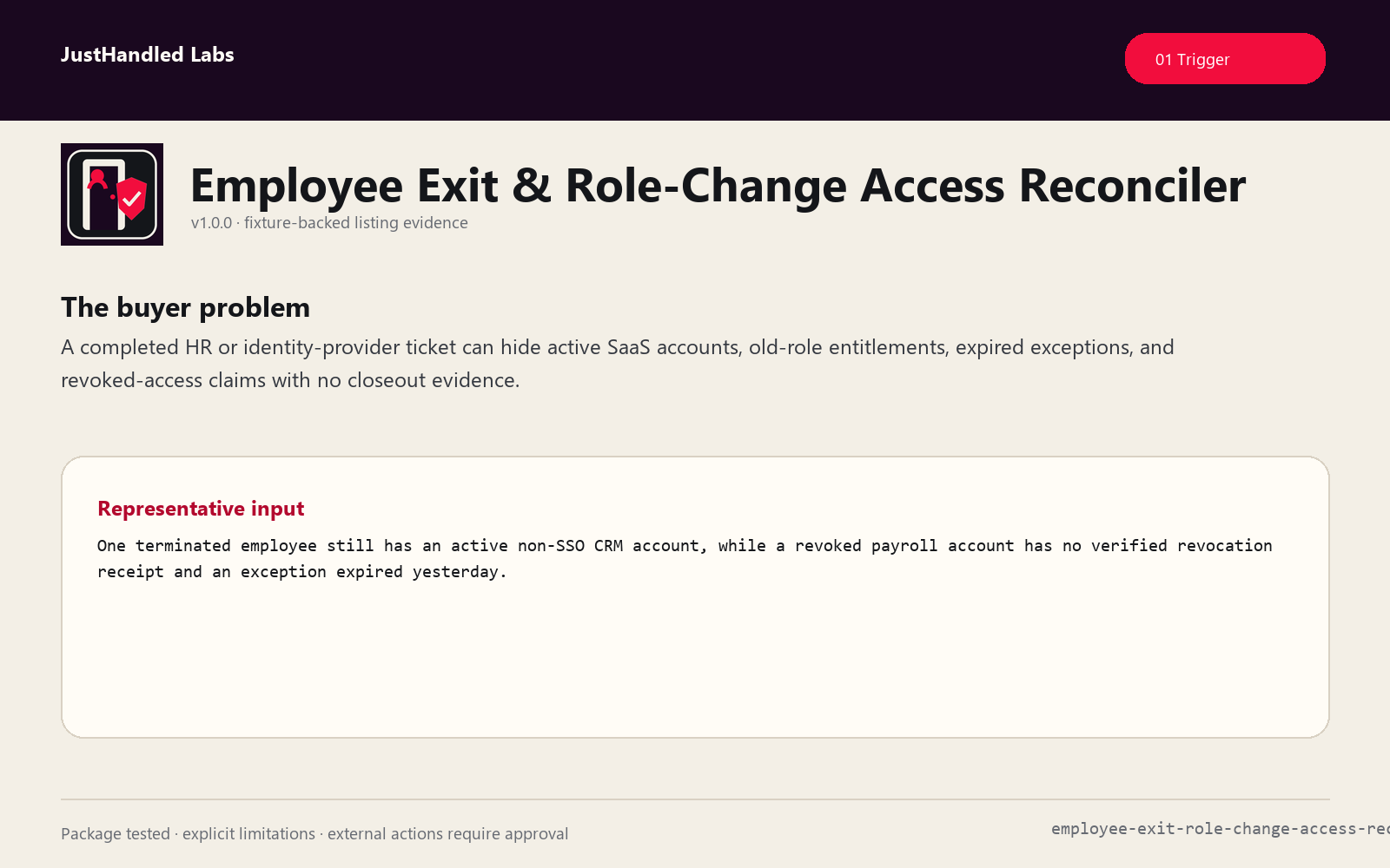 🔐 Employee Exit & Role-Change Access Reconciler preview