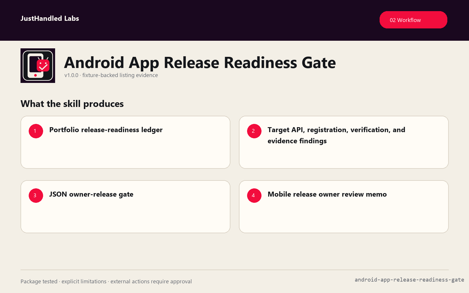 🤖 Android App Release Readiness Gate screenshot 2