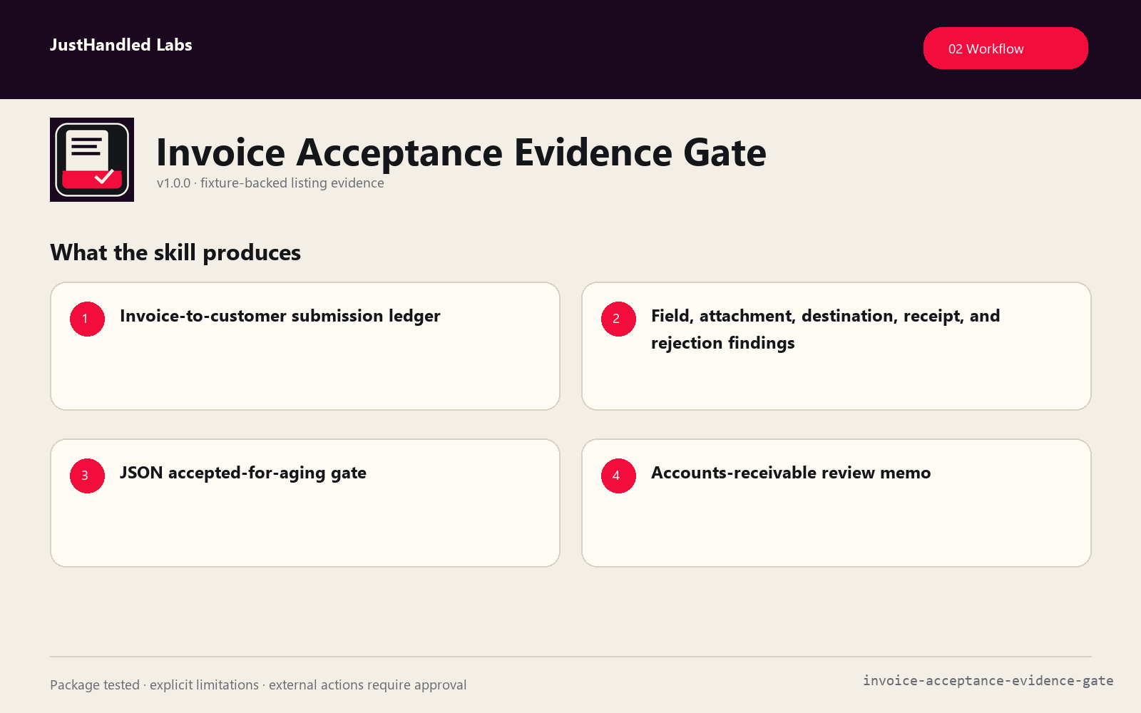 📥 Invoice Acceptance Evidence Gate screenshot 2