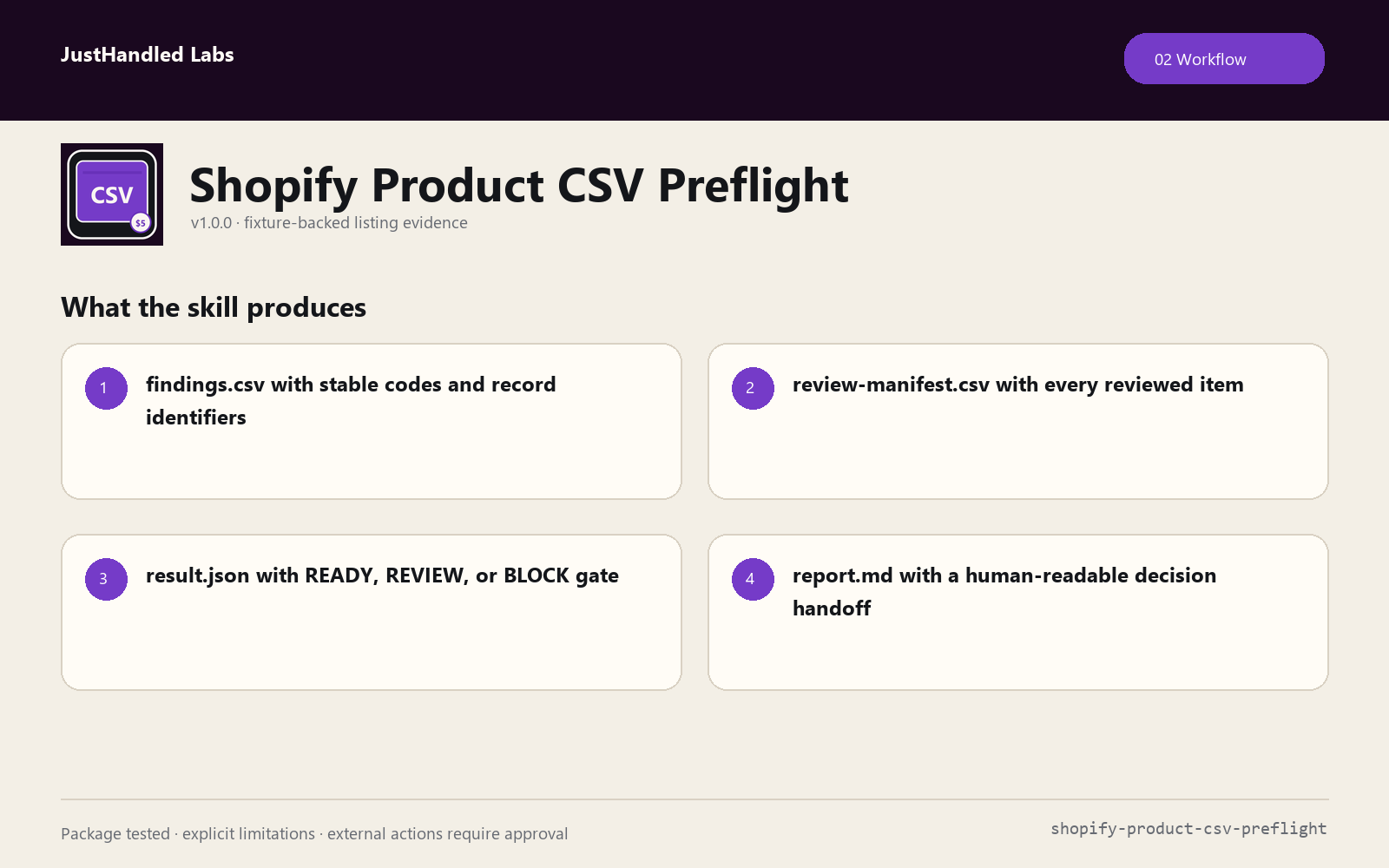 🛍️ Shopify Product CSV Preflight screenshot 2