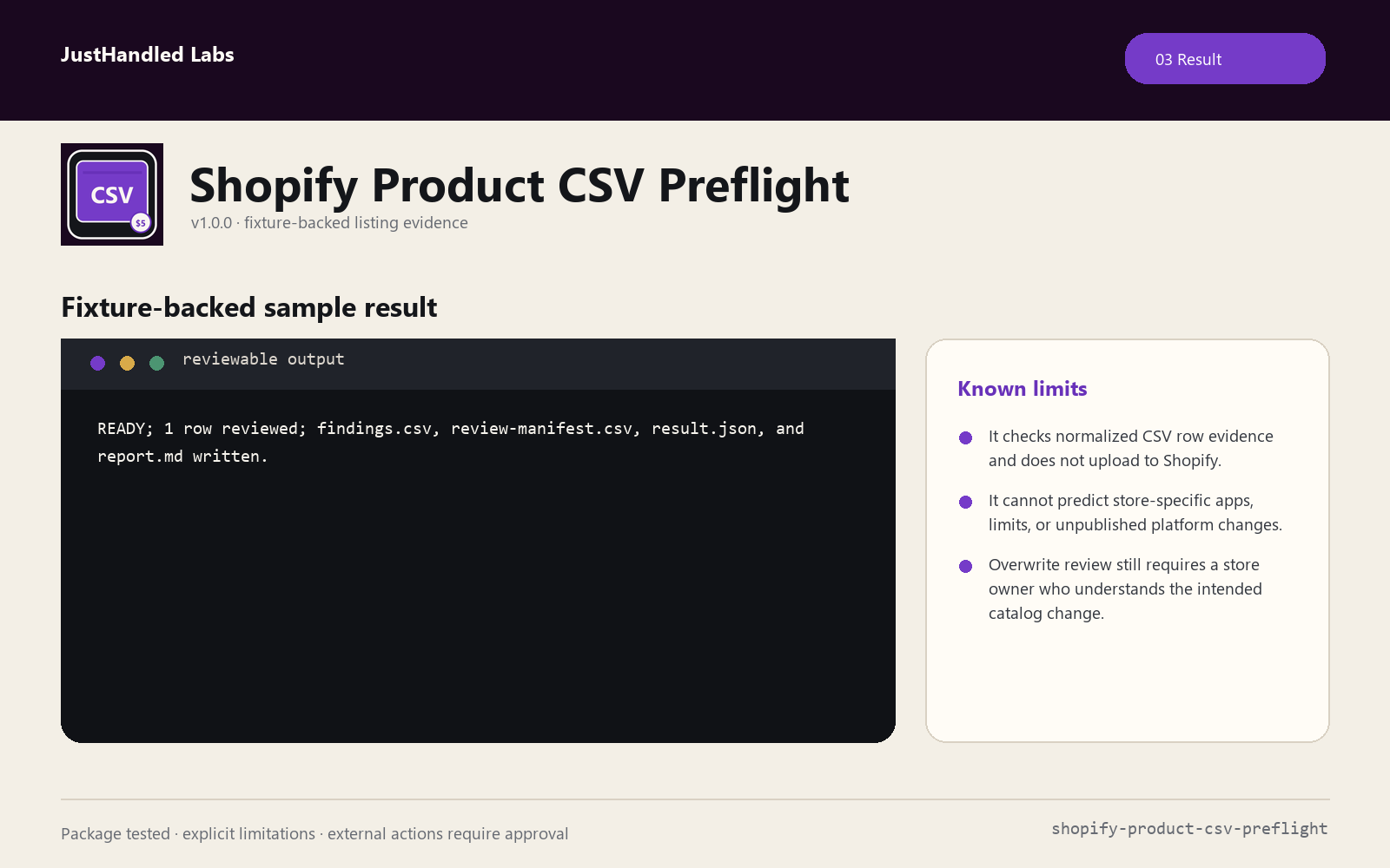🛍️ Shopify Product CSV Preflight screenshot 3