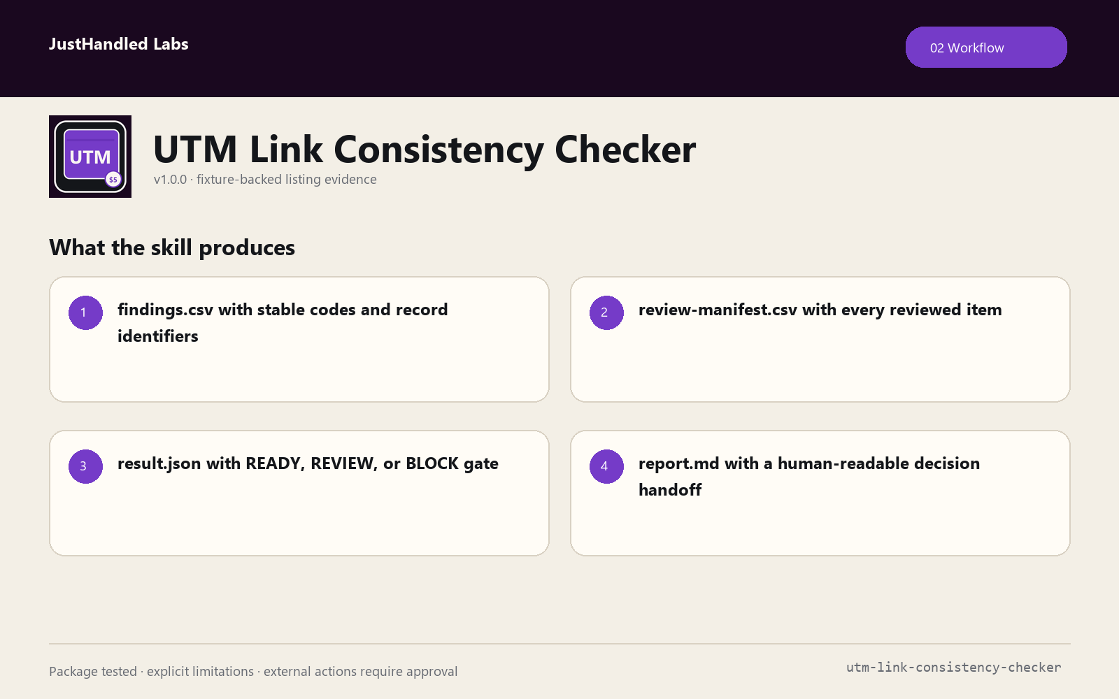 🔗 UTM Link Consistency Checker screenshot 2