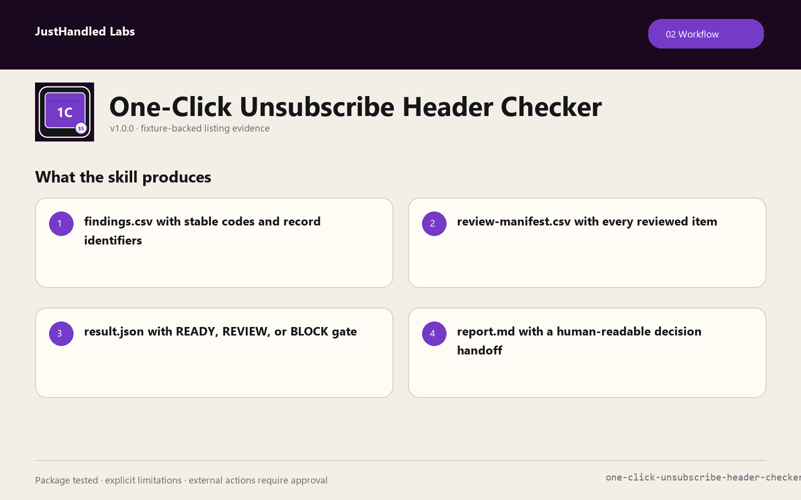 📭 One-Click Unsubscribe Header Checker screenshot 2