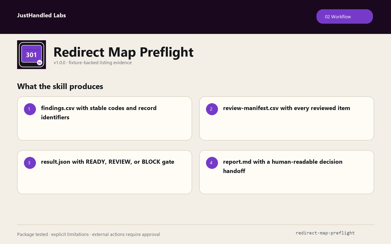 ↪️ Redirect Map Preflight screenshot 2