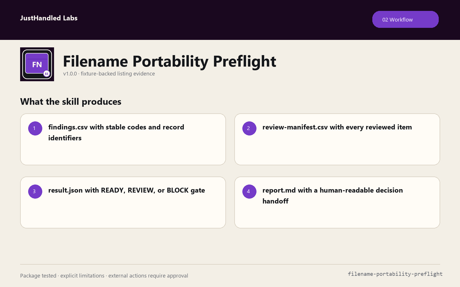 🗂️ Filename Portability Preflight screenshot 2