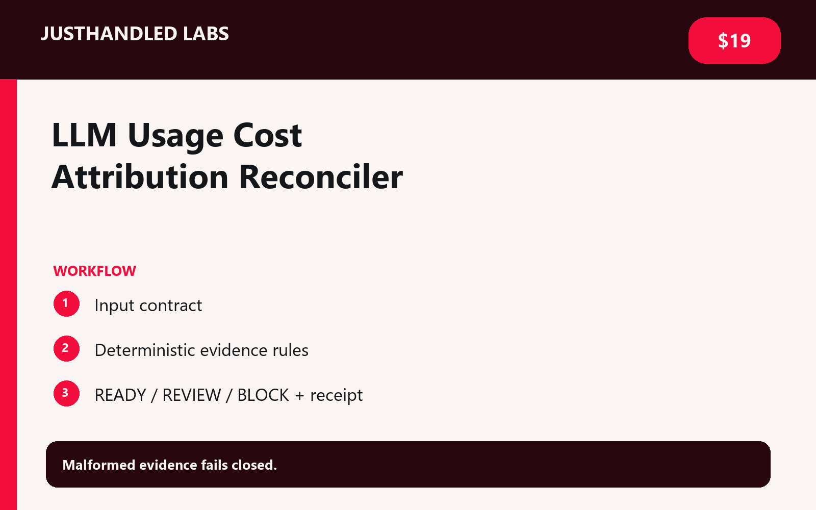💸 LLM Usage Cost Attribution Reconciler screenshot 2