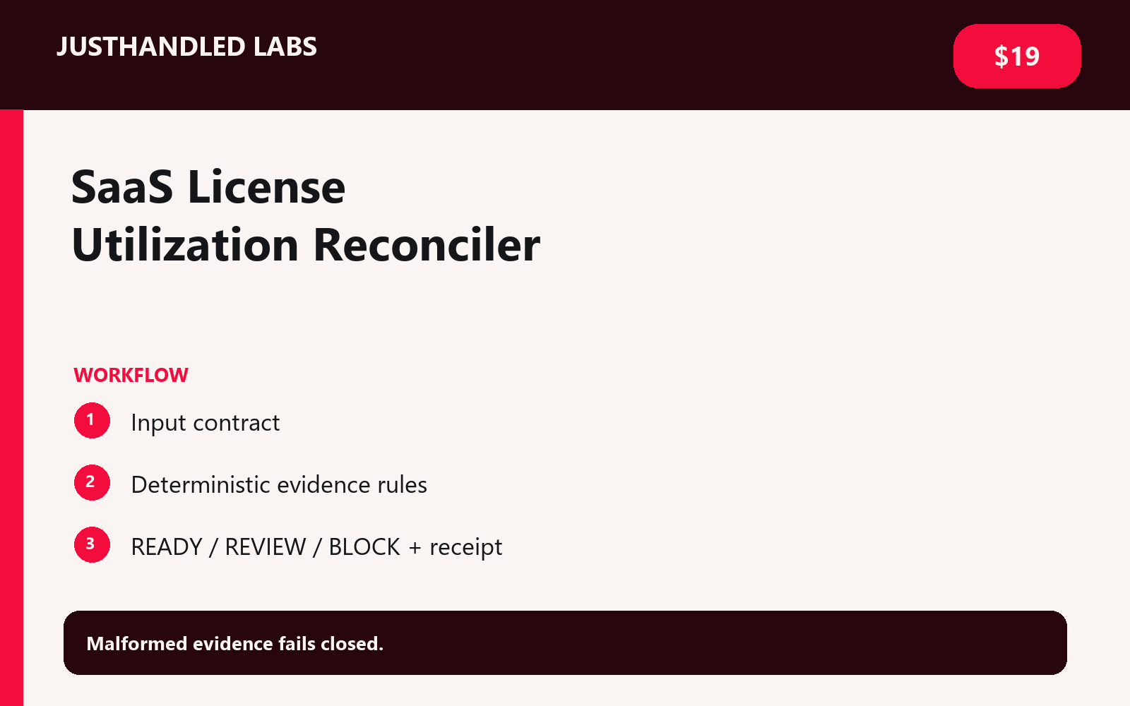 🪑 SaaS License Utilization Reconciler screenshot 2
