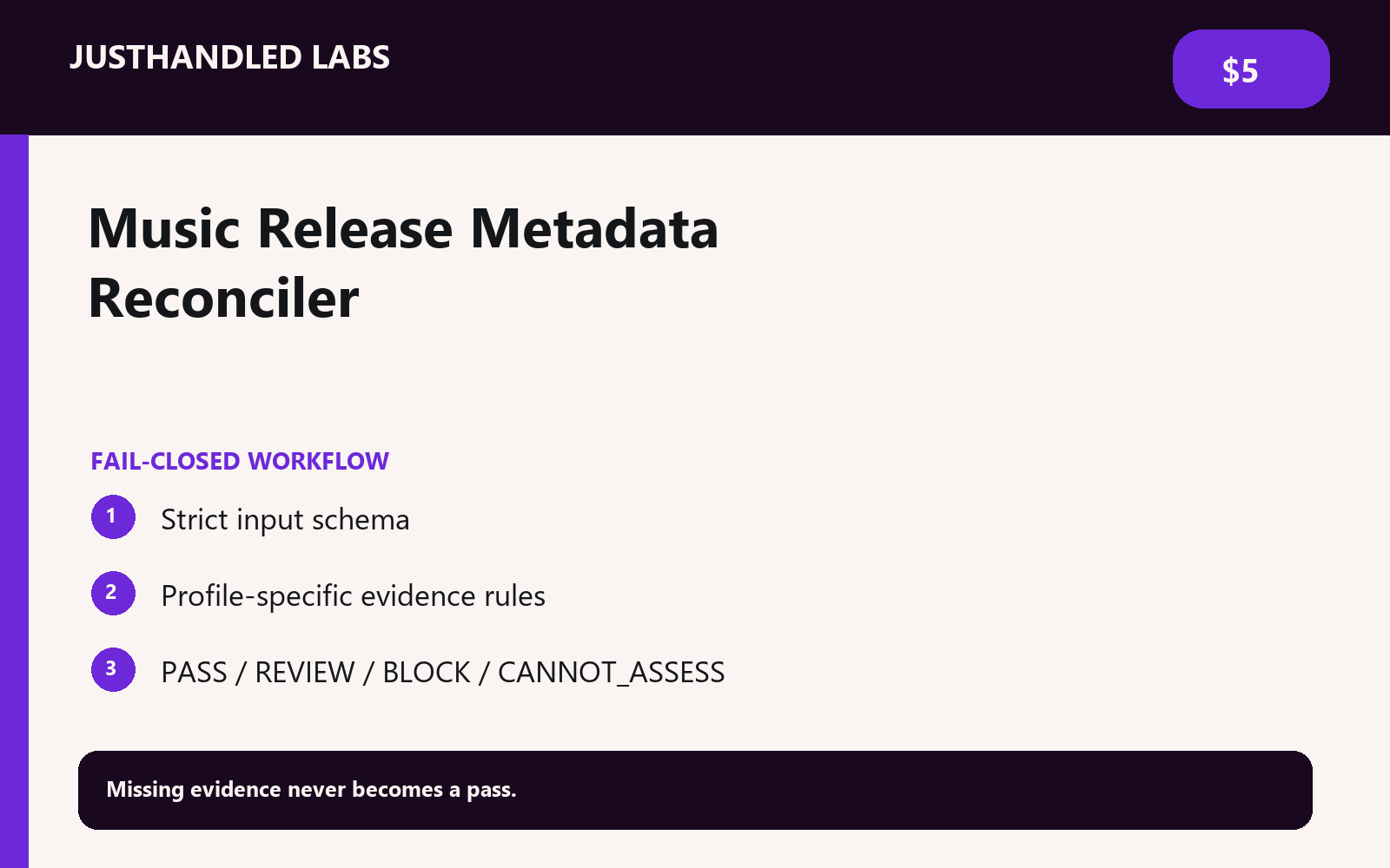 🎵 Music Release Metadata Reconciler screenshot 2