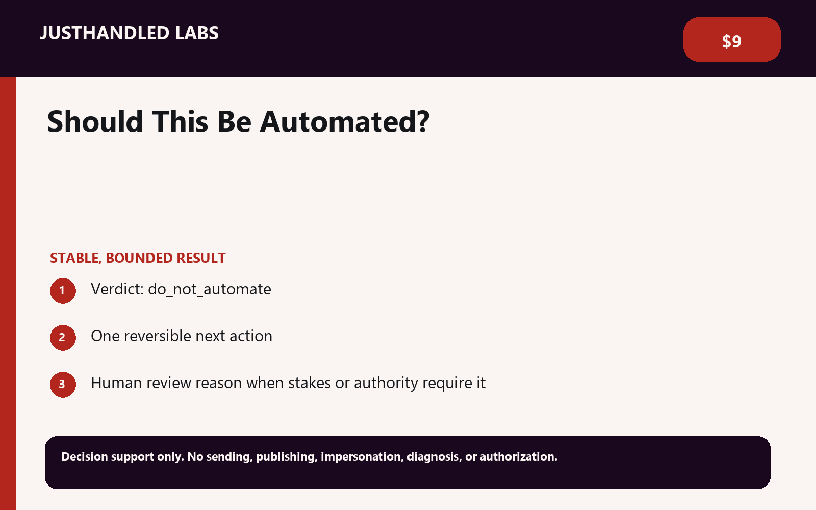 ⏸️ Should This Be Automated? screenshot 3