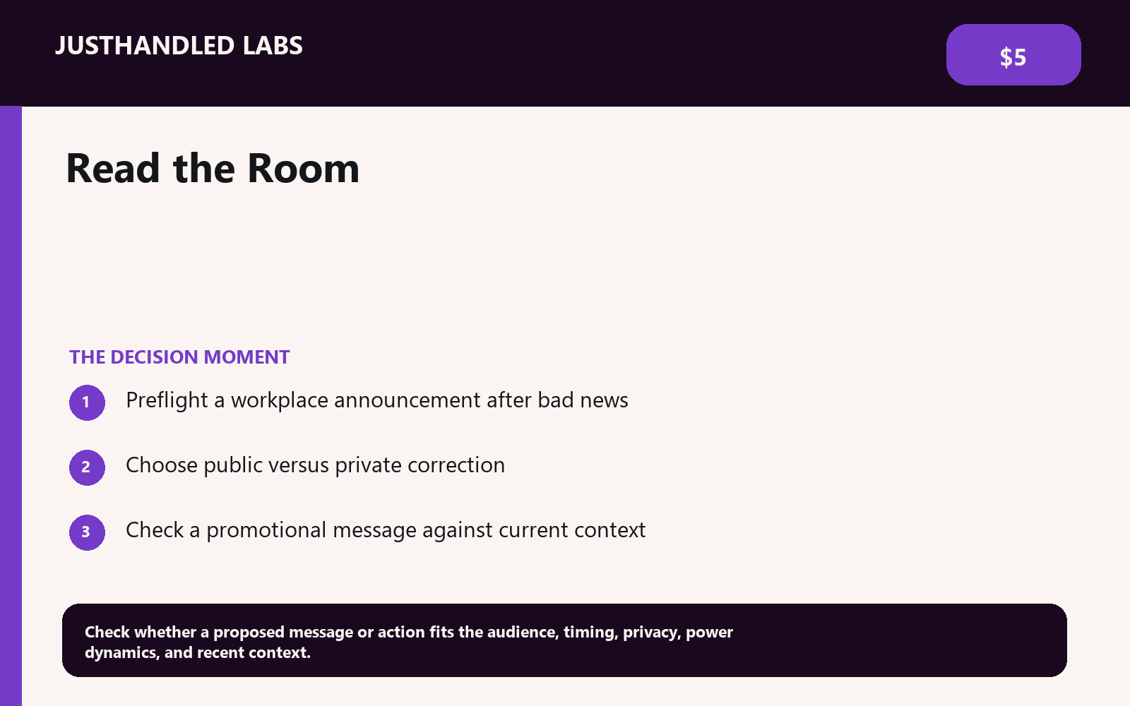 🌡️ Read the Room preview