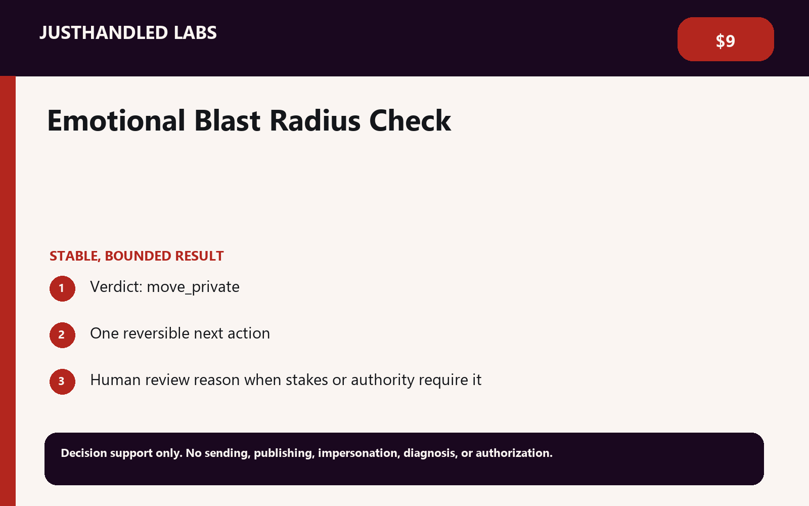 💥 Emotional Blast Radius Check screenshot 3