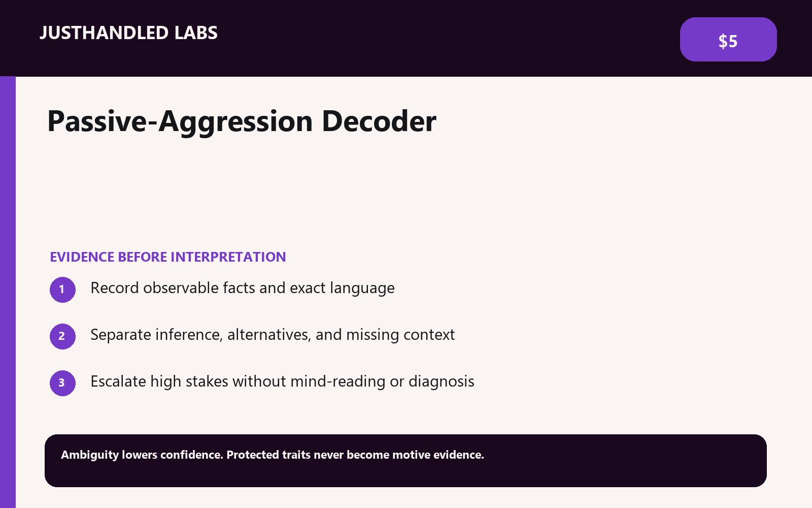 ✉️ Passive-Aggression Decoder screenshot 2