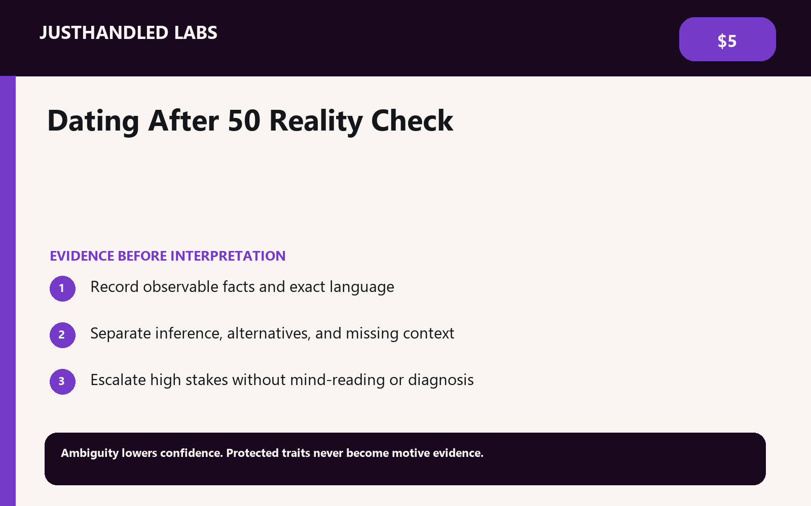 ☕ Dating After 50 Reality Check screenshot 2