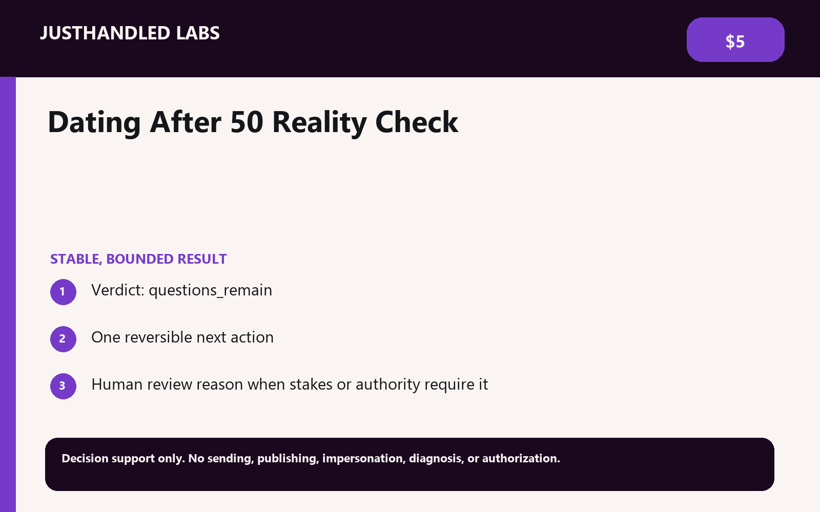☕ Dating After 50 Reality Check screenshot 3
