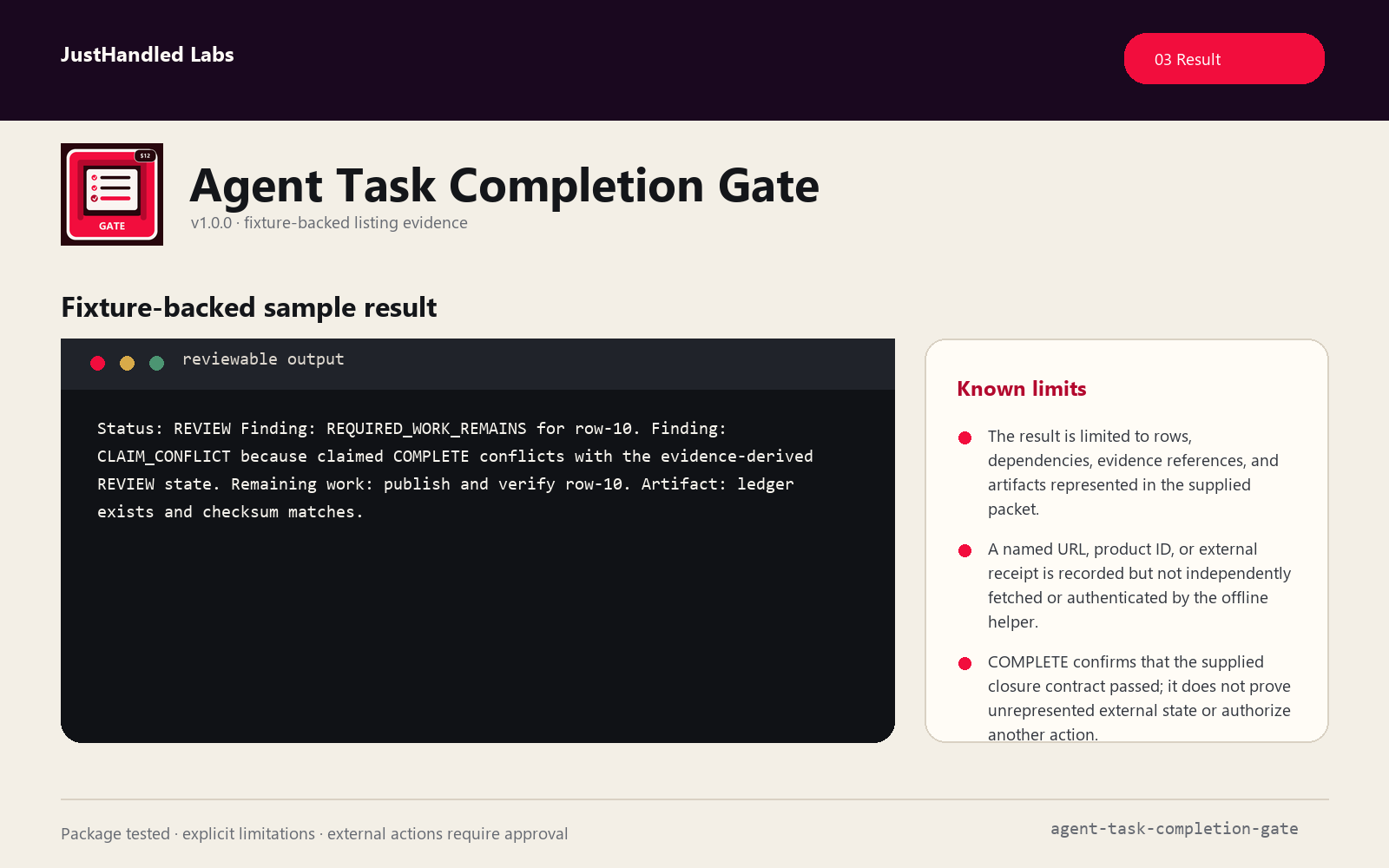 ✅ Agent Task Completion Gate screenshot 3