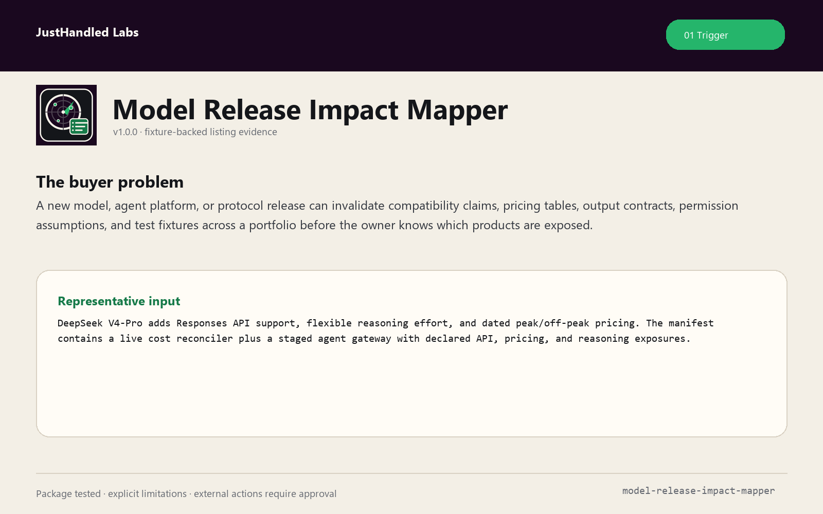 🛰️ Model Release Impact Mapper preview