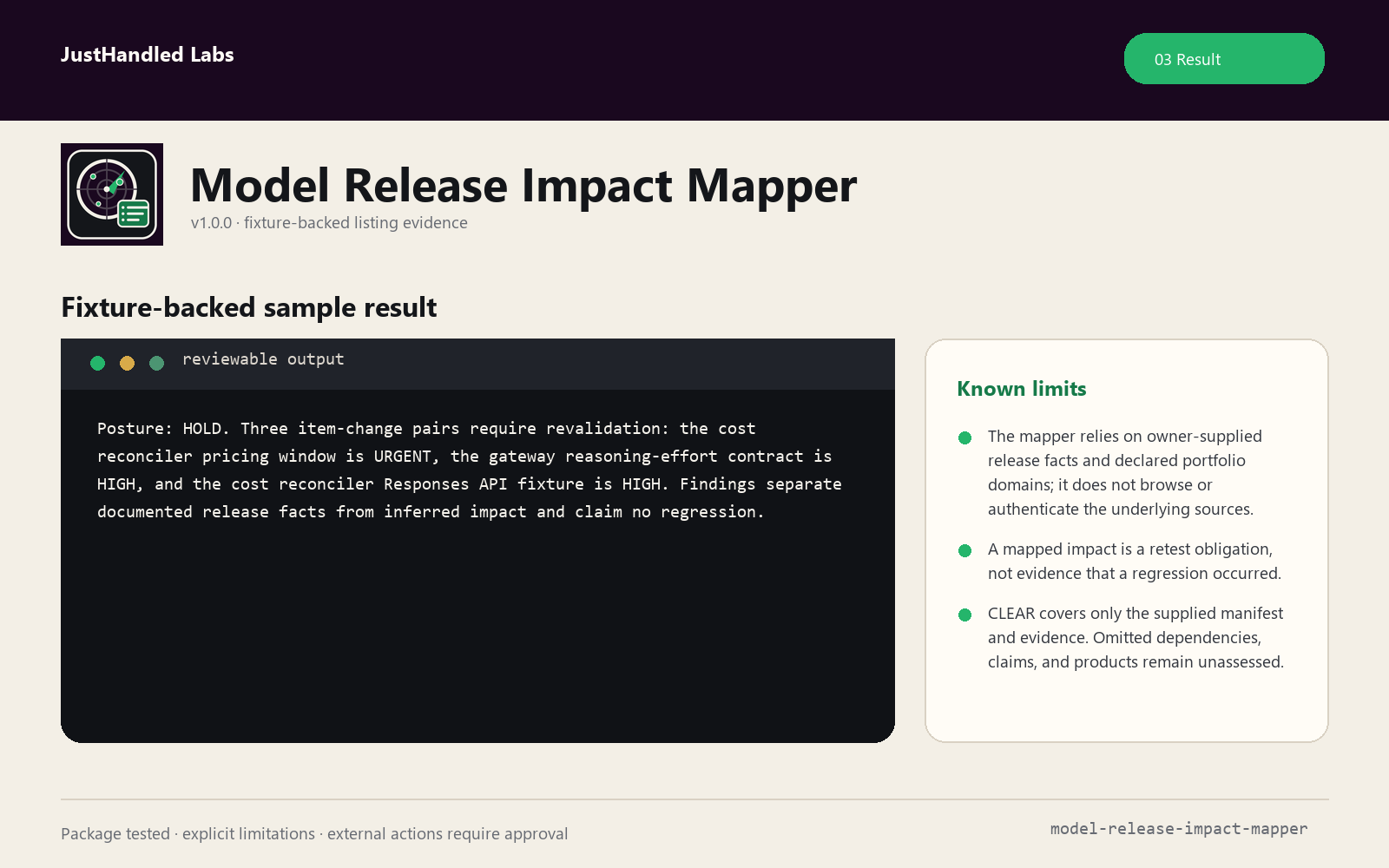 🛰️ Model Release Impact Mapper screenshot 3