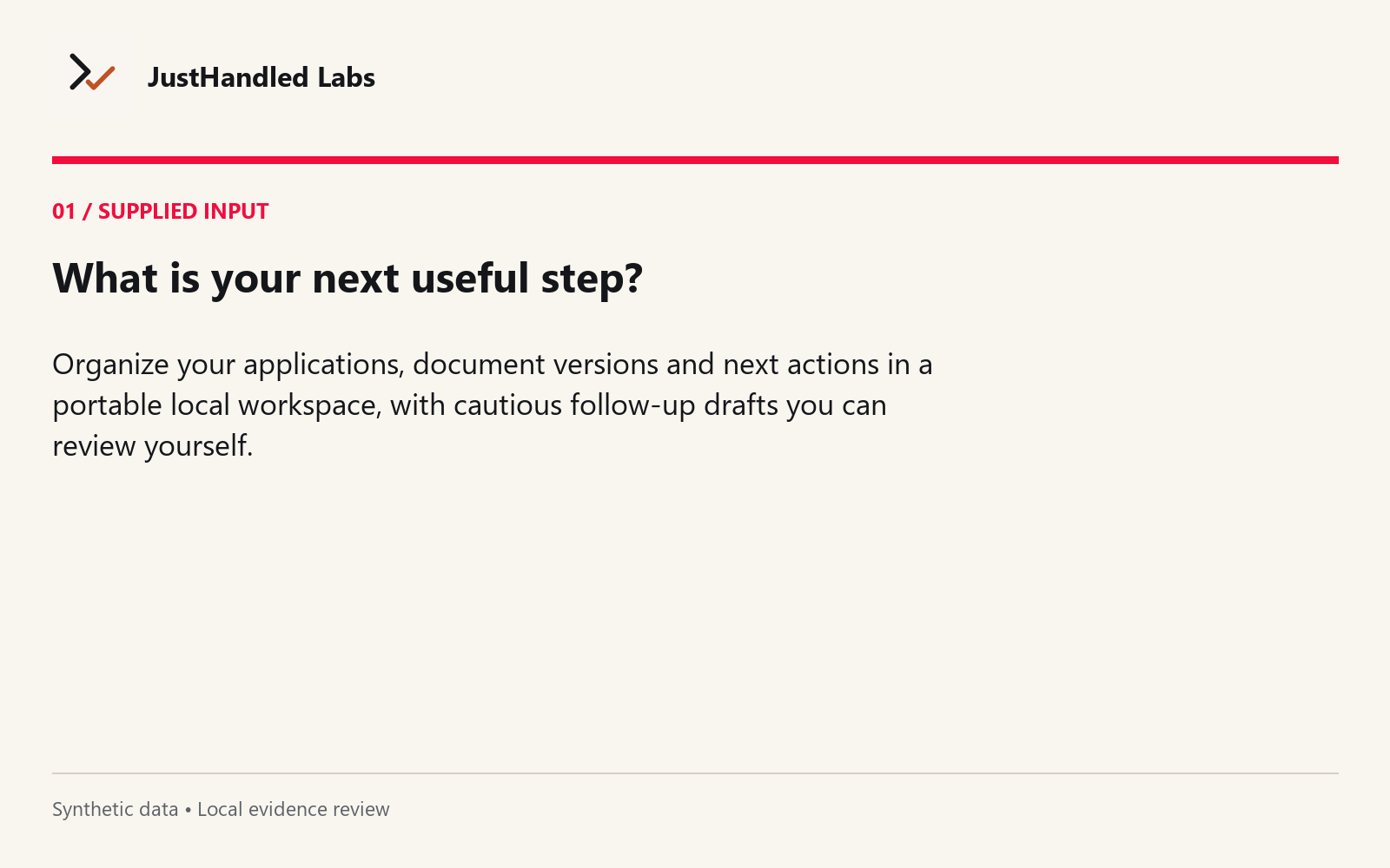 🧭 Job Search Next-Step Planner preview