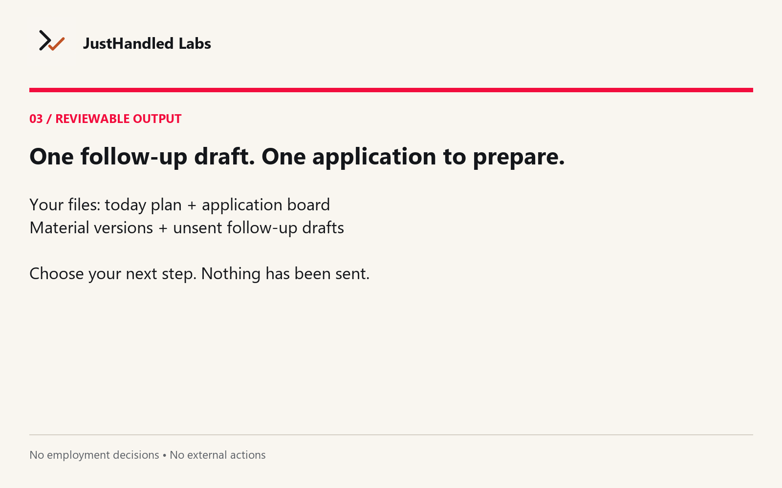 🧭 Job Search Next-Step Planner screenshot 3