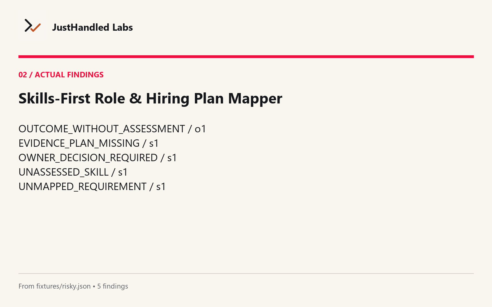 📋 Skills-First Role & Hiring Plan Mapper screenshot 2