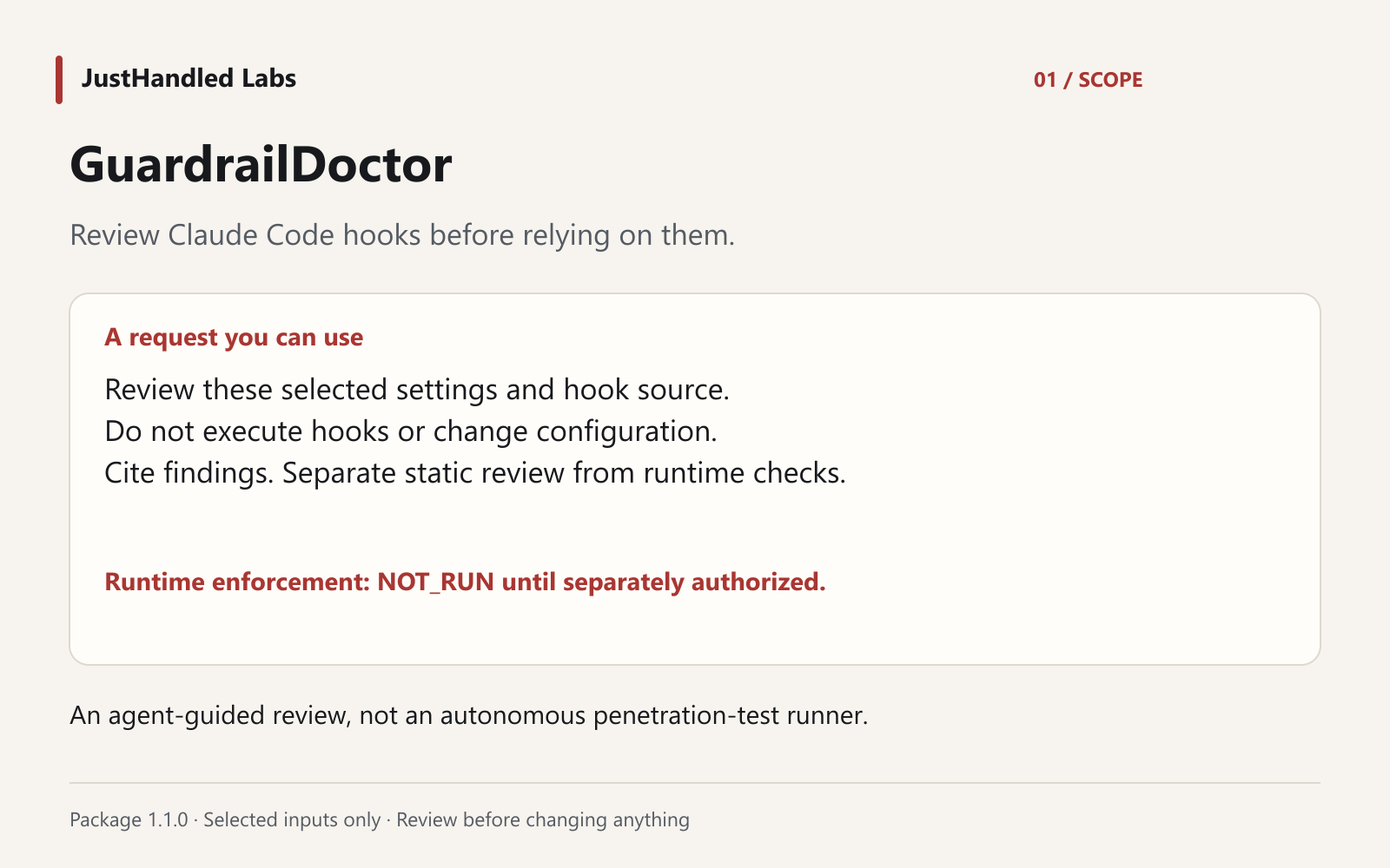 🛡️ GuardrailDoctor preview