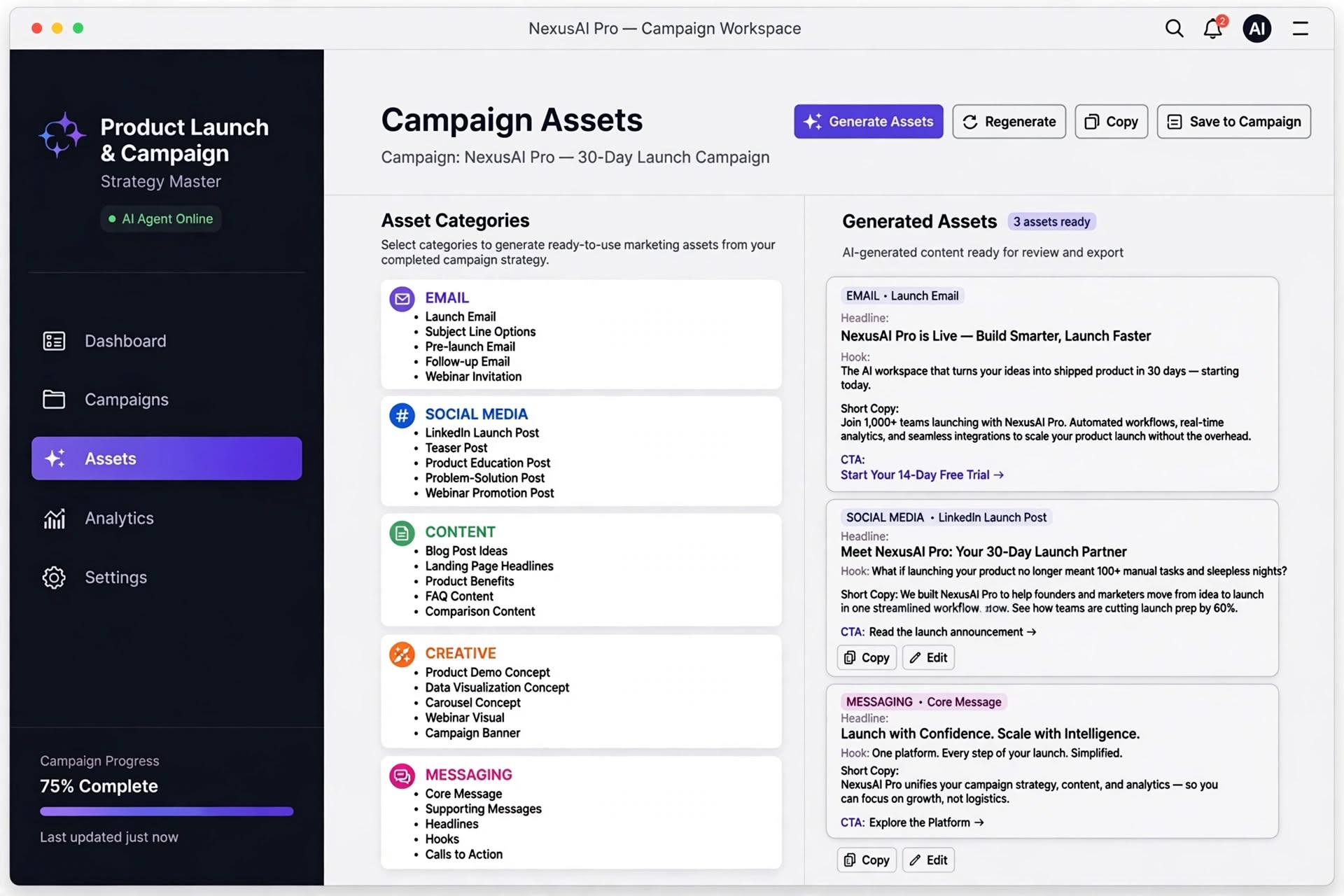 Product Launch & Campaign Strategy Master screenshot 3