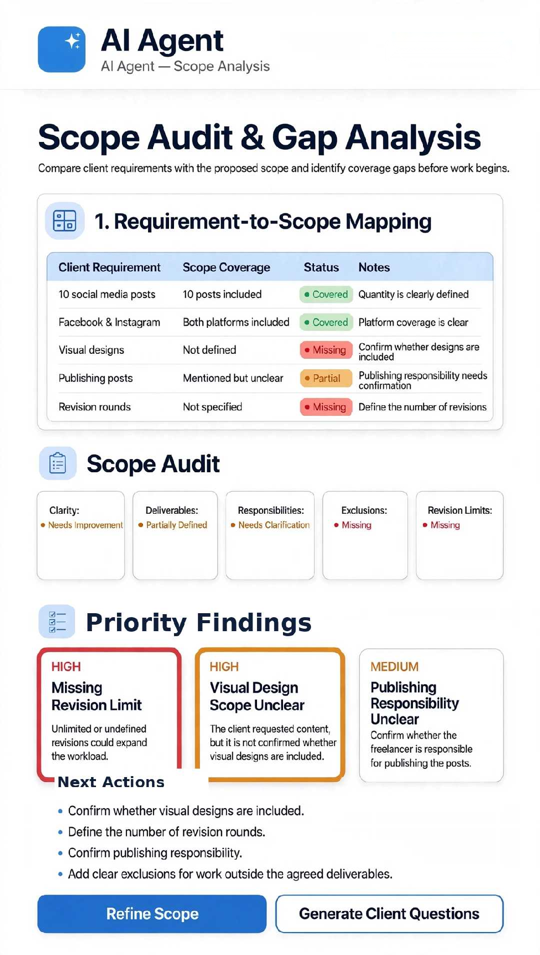 Client Proposal & Scope Optimization Master screenshot 5