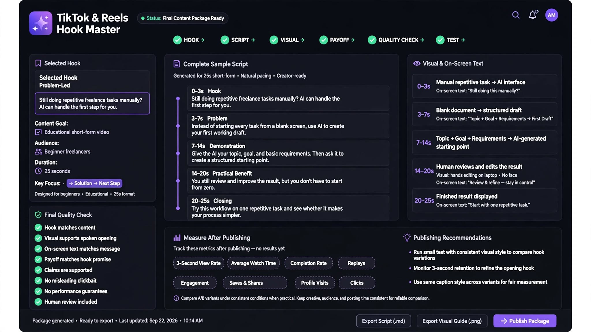 TikTok & Reels Hook Master screenshot 3