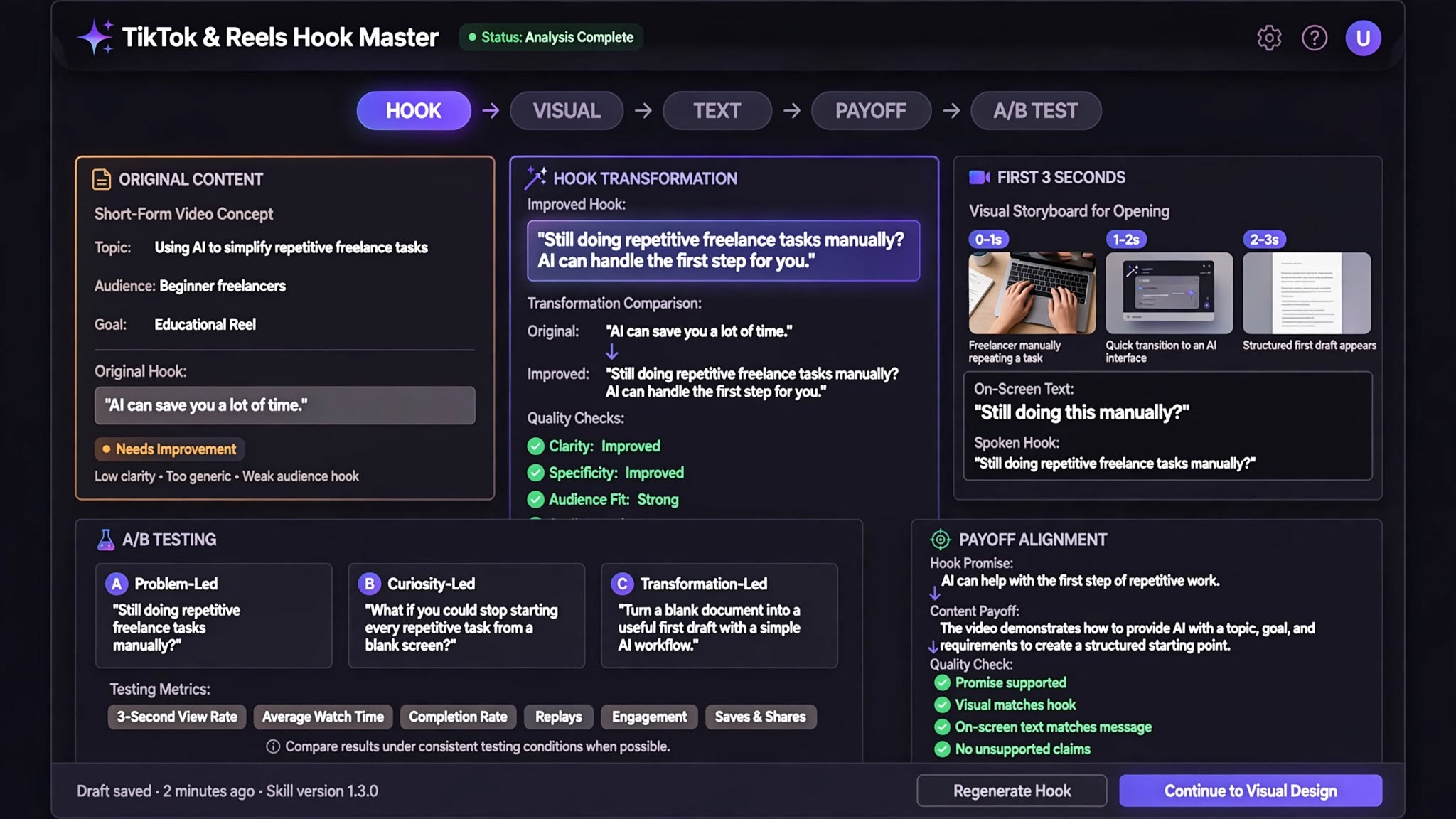 TikTok & Reels Hook Master screenshot 4
