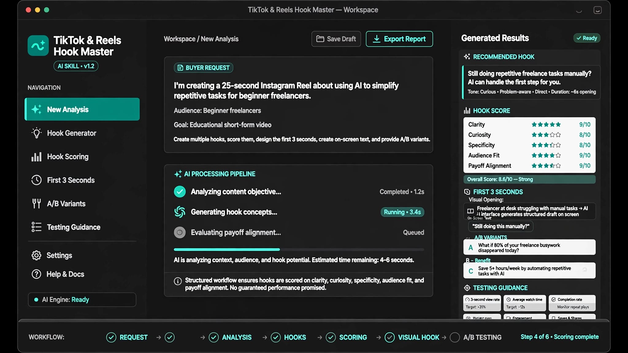 TikTok & Reels Hook Master screenshot 5