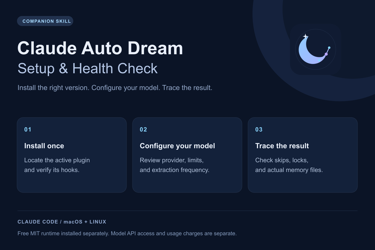 Claude Auto Dream - Setup & Health Check preview