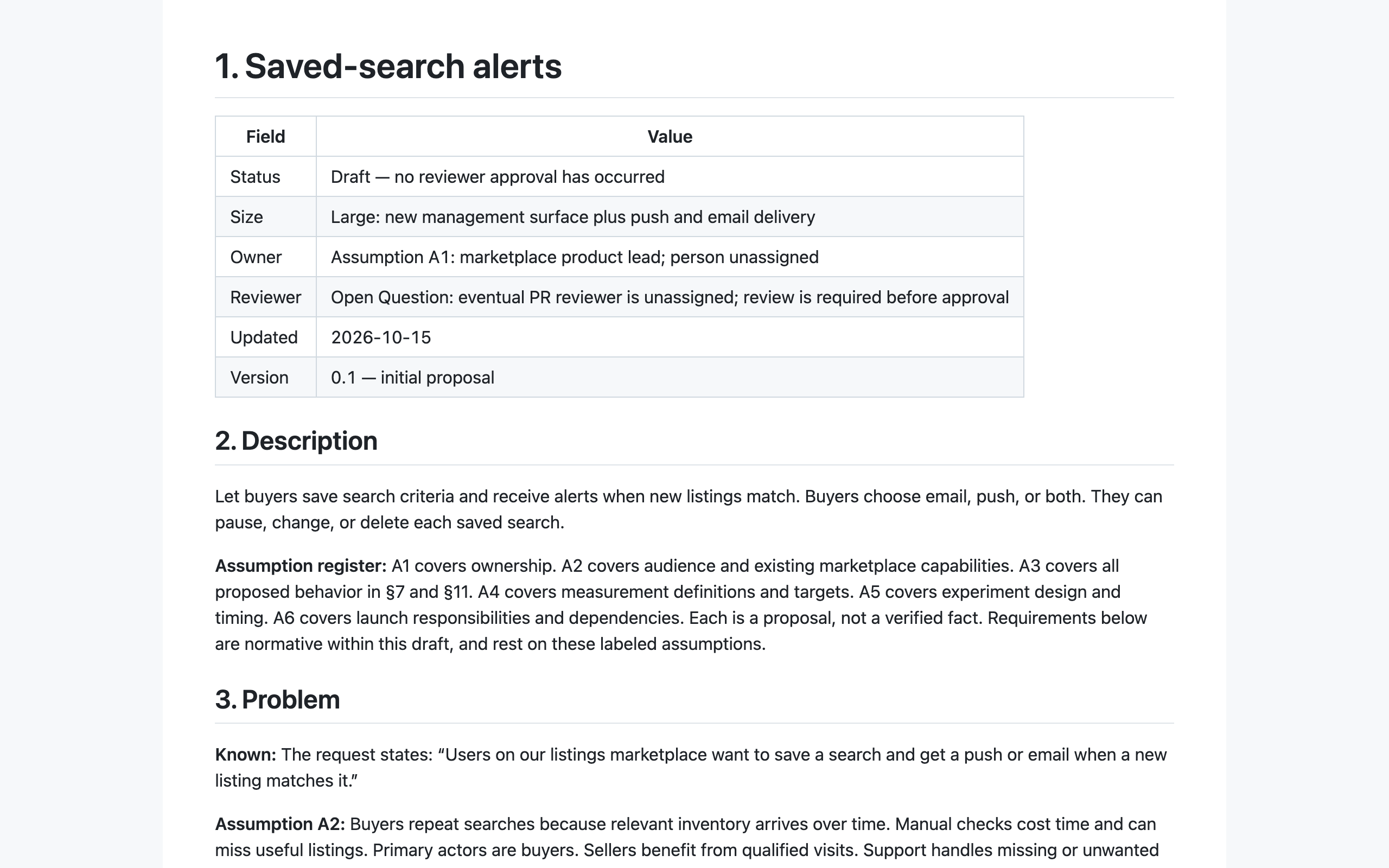 PRD: Product Requirements Document preview