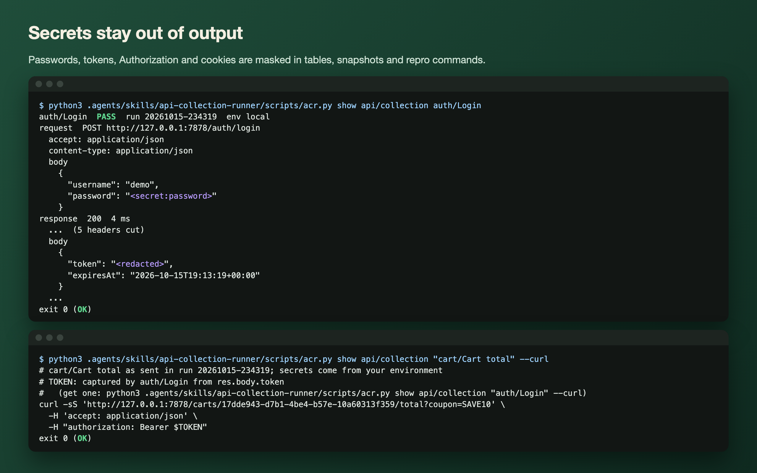 API Collection Runner: Bruno Run, Diff and Fix Loop screenshot 4