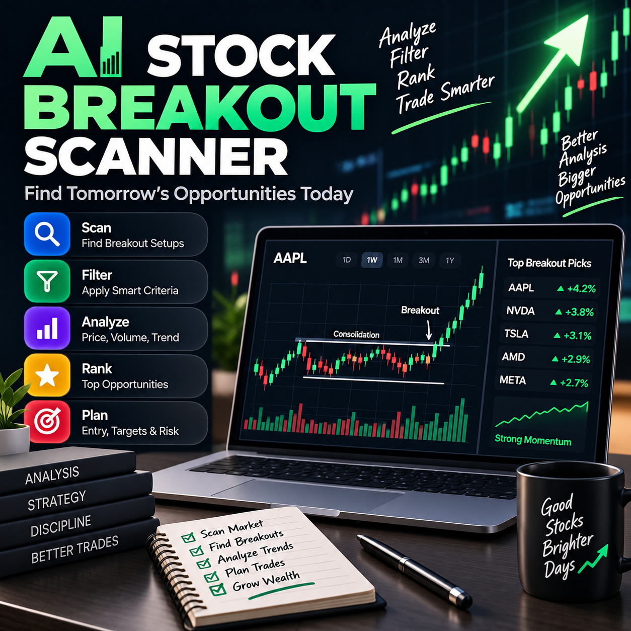 Stock Breakout Scanner Pro preview