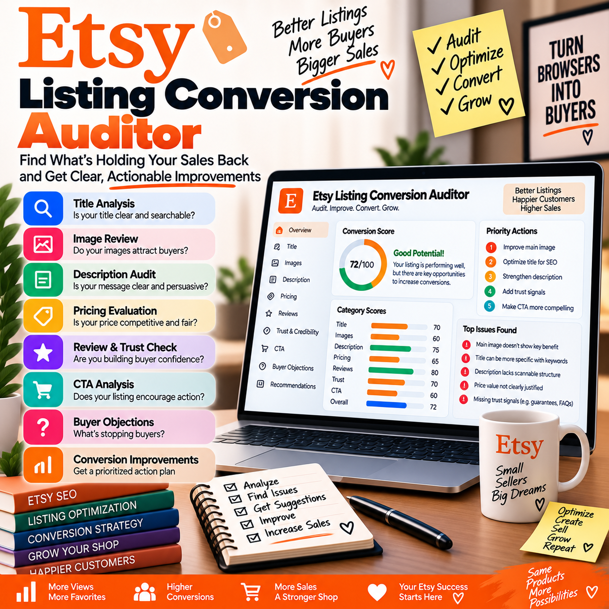Etsy Listing Conversion Auditor preview
