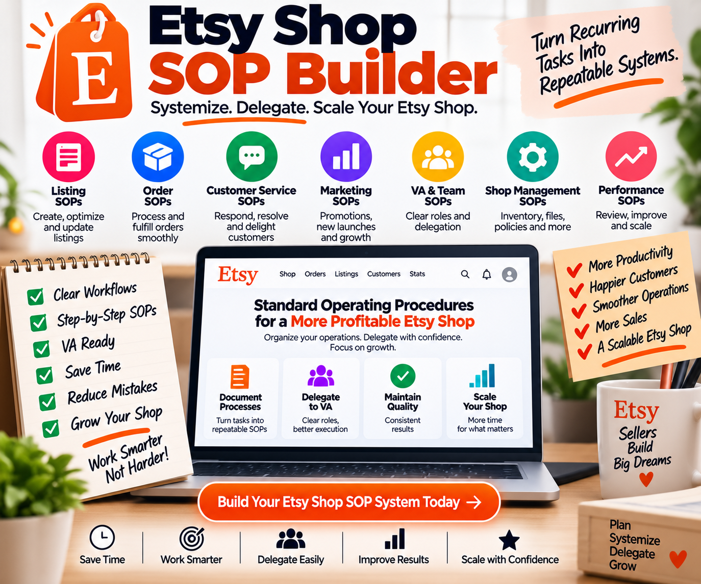 Etsy Shop SOP Builder preview