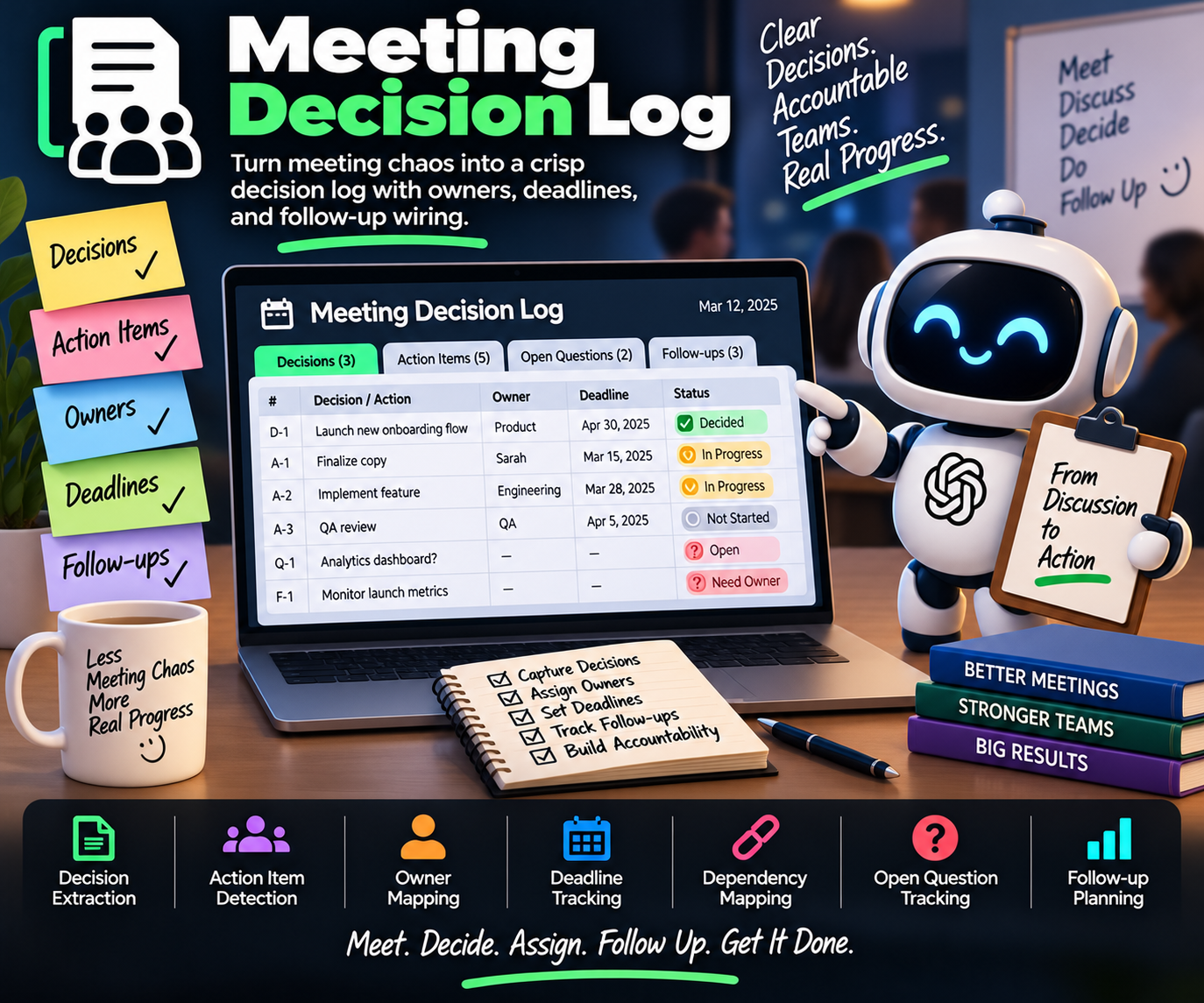 Meeting Decision Log Skill preview
