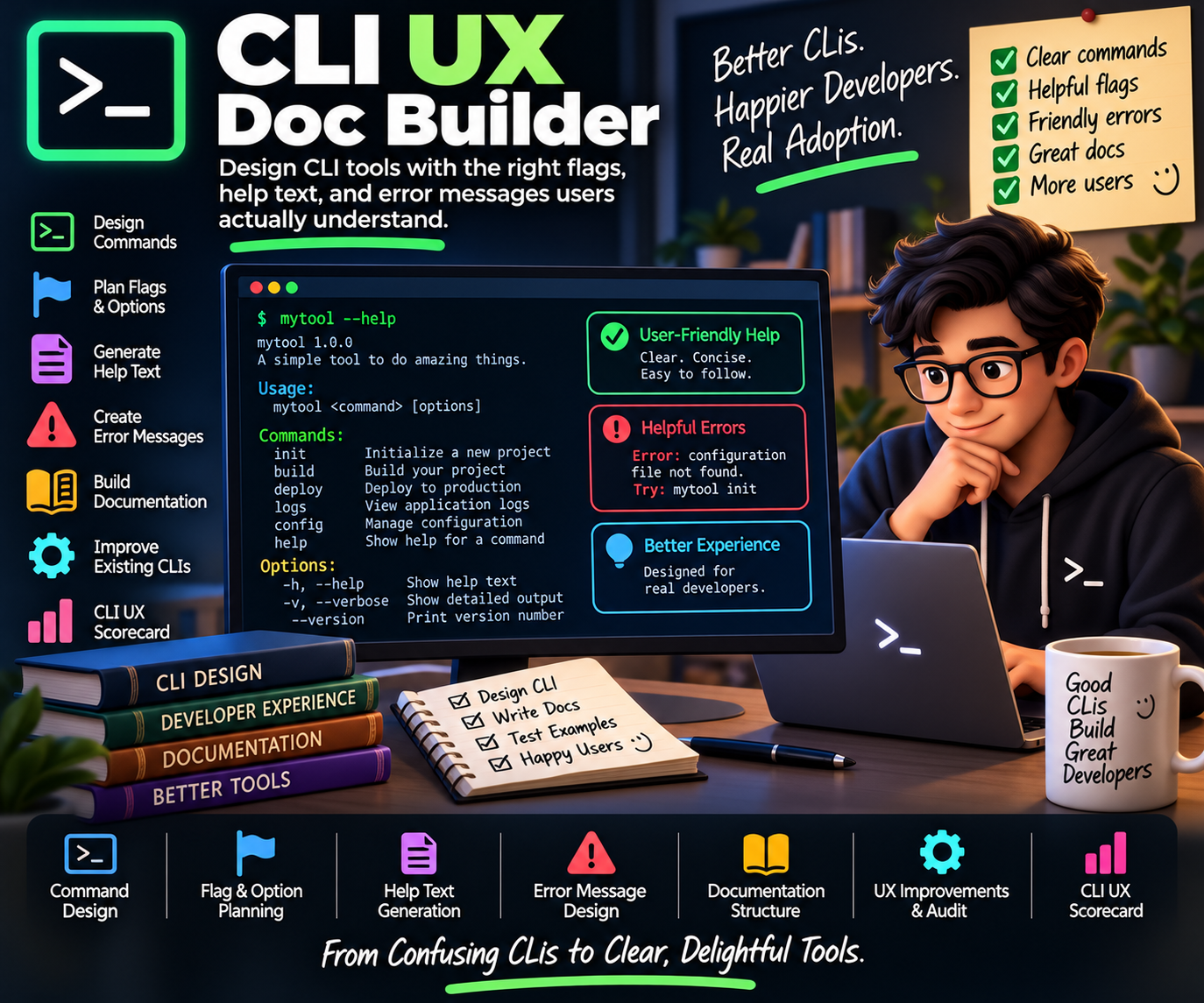 CLI UX Doc Genarator preview