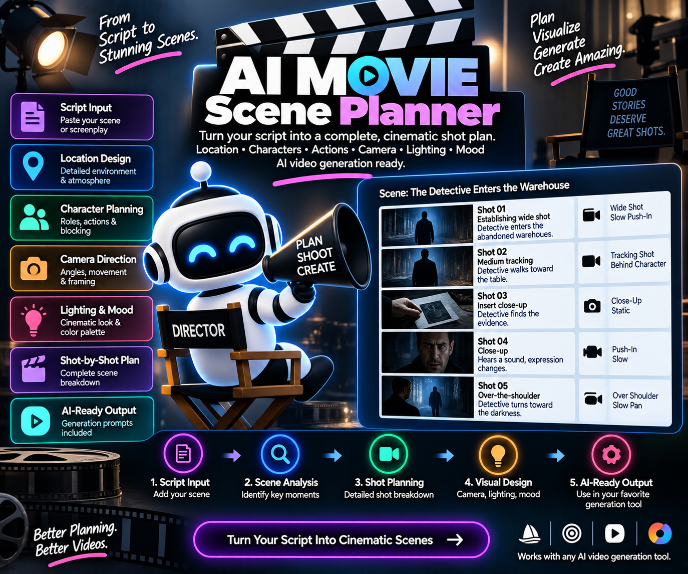 Ai Movie Scene Planner preview