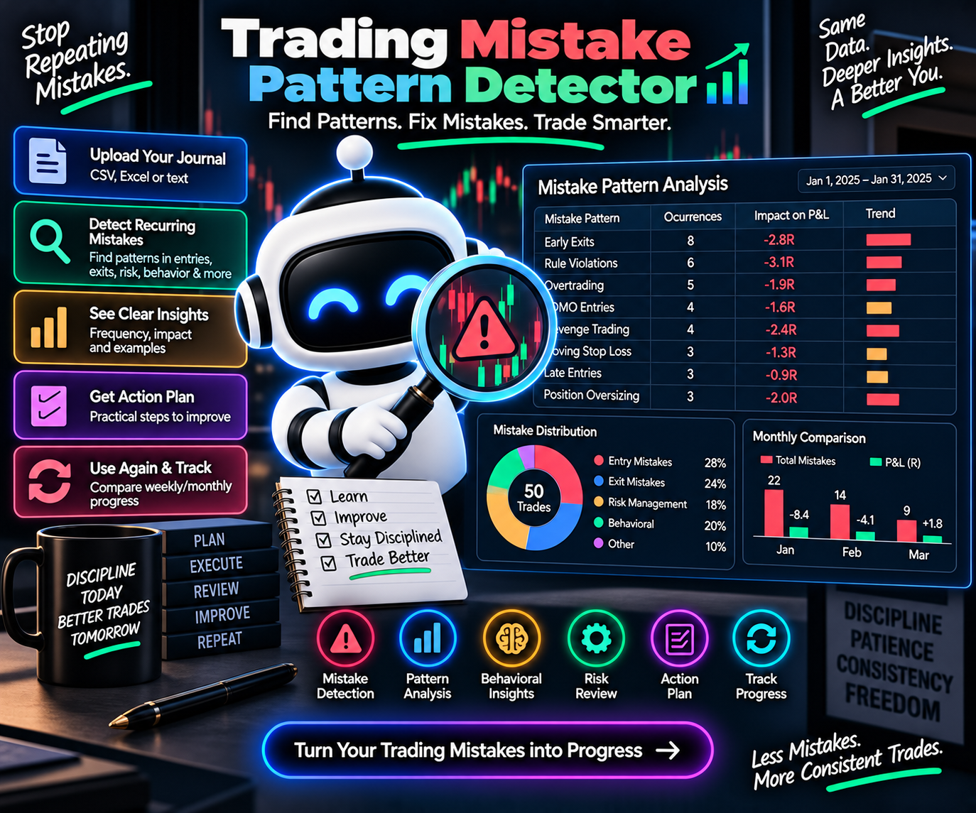 Trading Mistake Pattern Detector preview