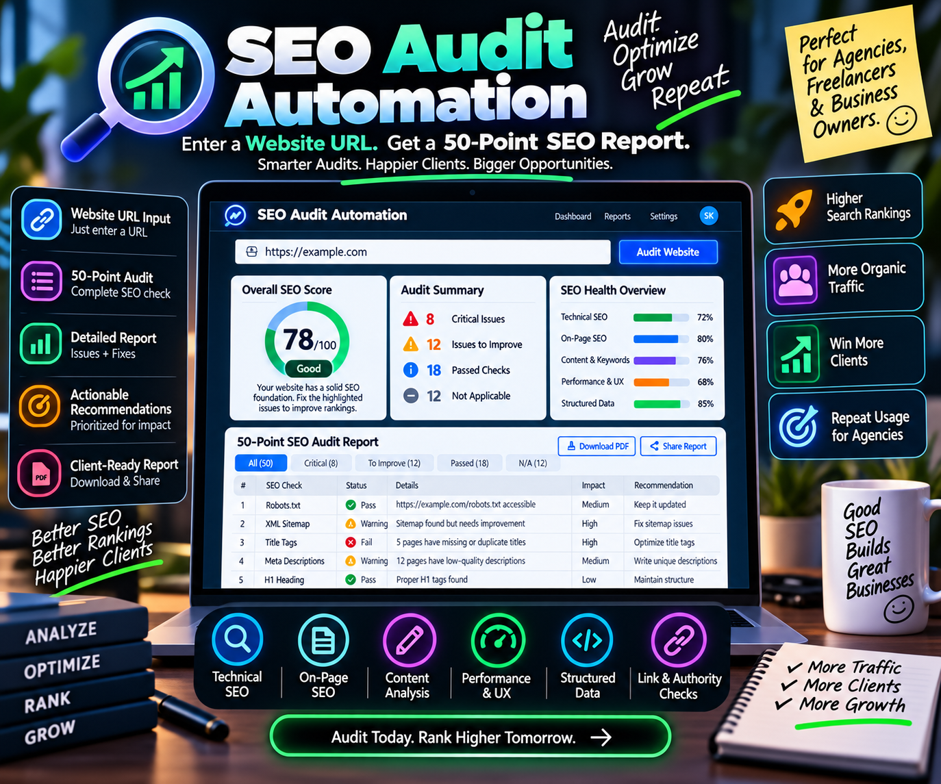 SEO Audit Automation preview