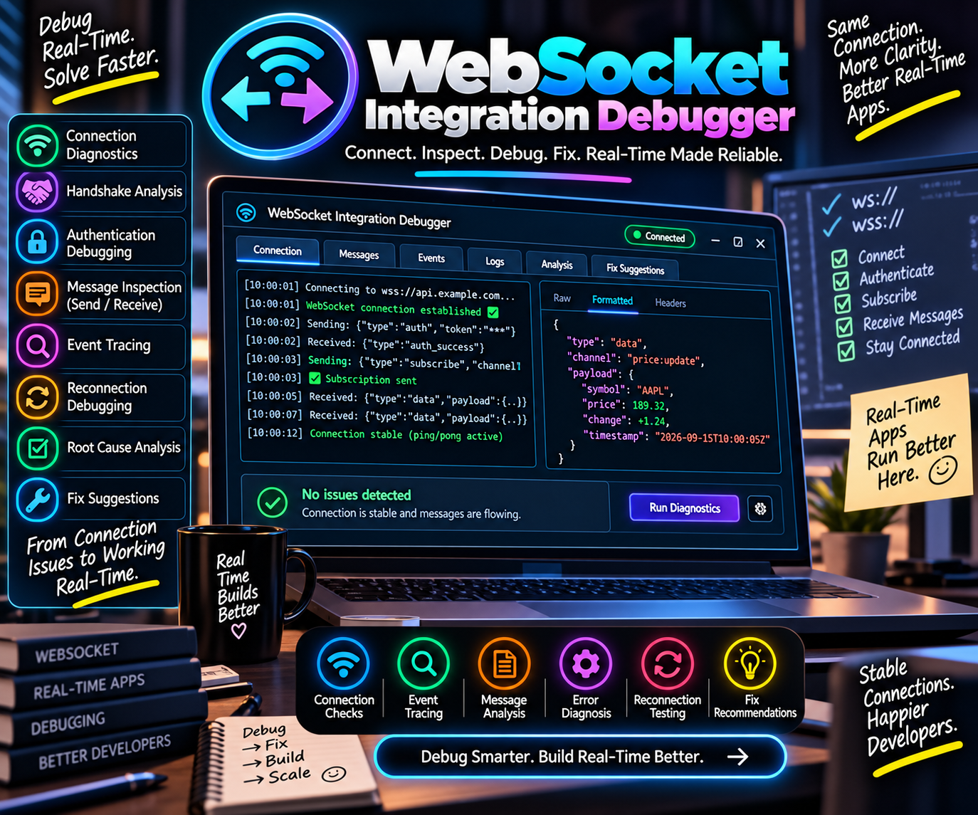 WebSocket Integration Debugger preview